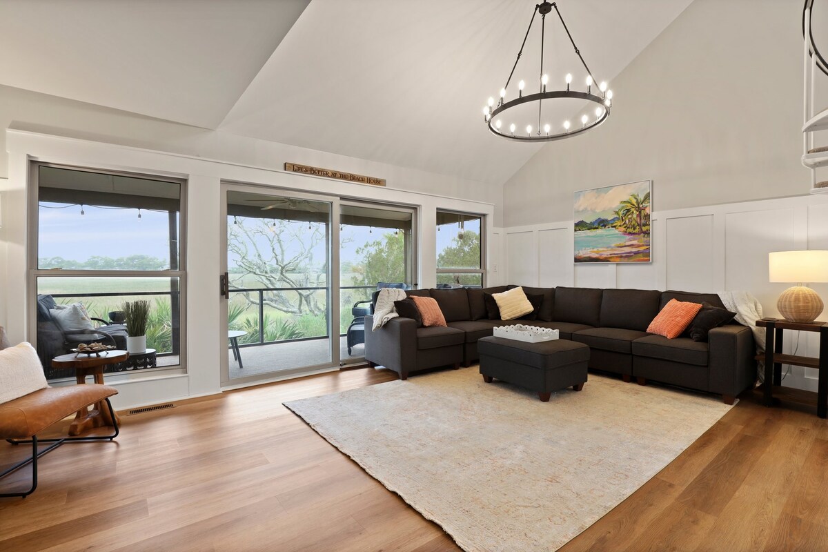 Popular Airbnb listing: Private waterfront retreat | Breathtaking sunsets in Fripp Island