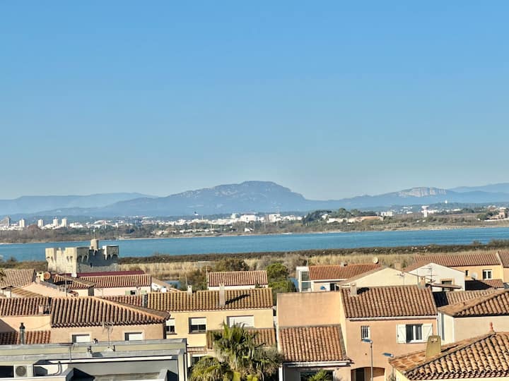 80m Plage – Vue Mer & éTangs Parking Privé 6 Pers - Palavas-les-Flots