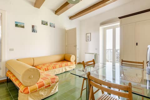 Bright apartment in ancient house (sea view)