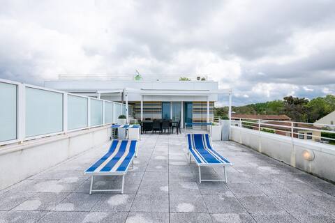 [BeachfrontPenthouse] BigTerrace & Private Parking