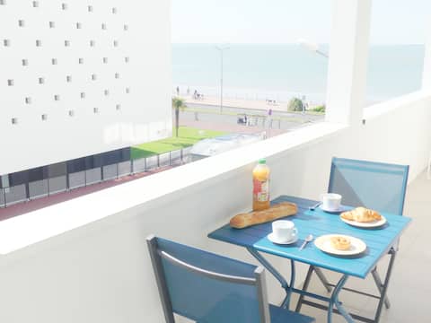 Annonce Airbnb populaire: Pleasant apartment with sea view. à Royan
