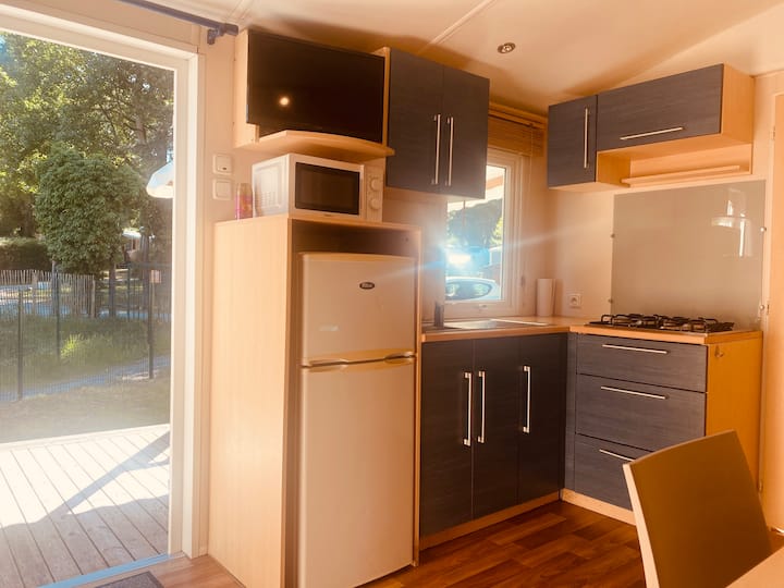 La Dune Blanche Mobil-home Climatisé - Camiers