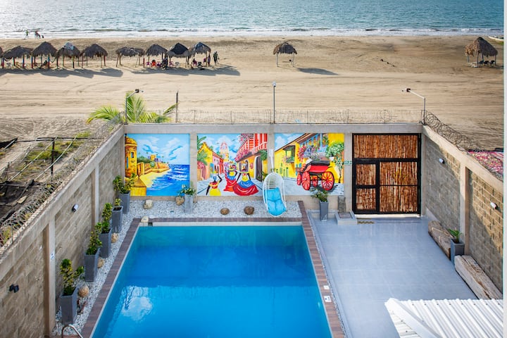 Beach House. Amazing Villa 13BR