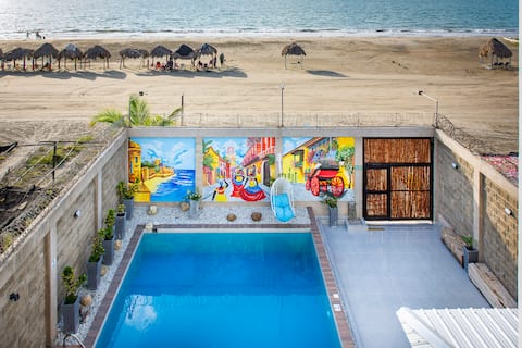 Beach House. Amazing Villa 13BR