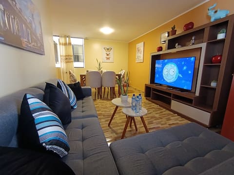 Safe and centrally located family apartment