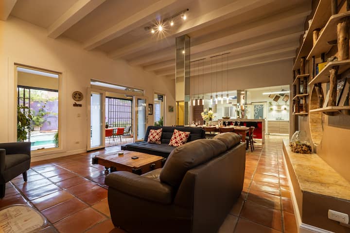 Casa Feliz,pool,jacuzzis,steam,billard,pingpong - San Miguel de Allende