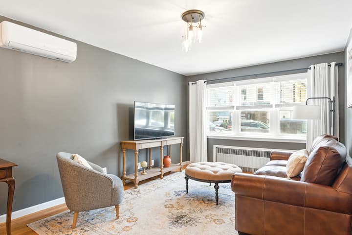 Stylish 2br Apt - Minutes To Nyc With Washer&dryer - Newark