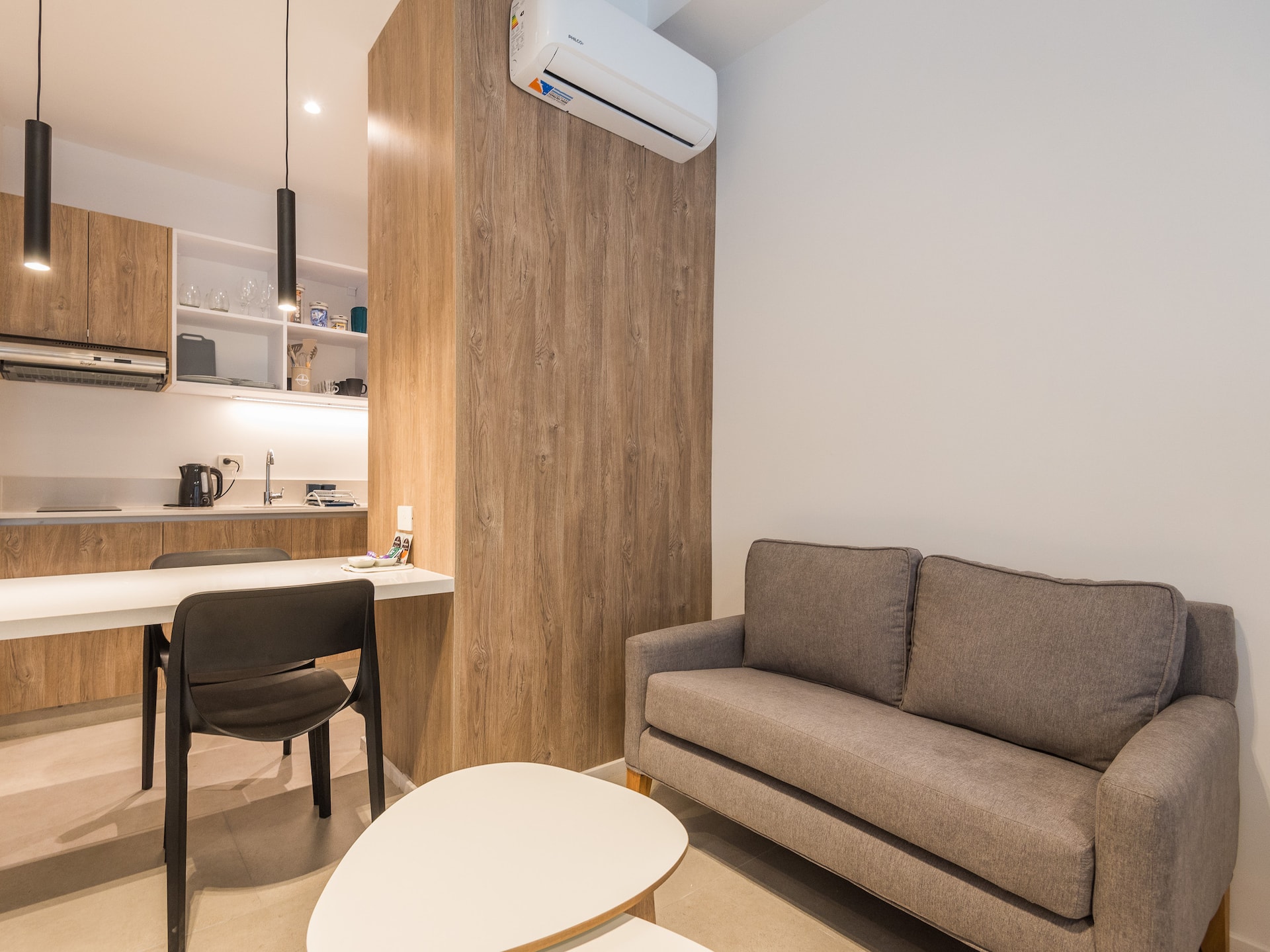 Studio apartment with private patio in Palermo