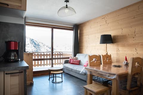 Top Airbnb: Nice apartment 4/6 people center station in Valmeinier