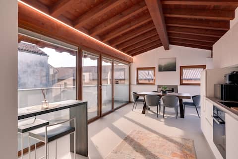 [Central Cormons] Design e Wifi + Private Terrace