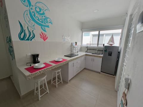 Successful Airbnb property: TURQ Loft + Transportation included + Pool + Barbecue in Supermanzana 84
