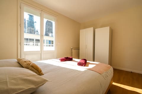 Popular Airbnb listing: Cathedral View-XXL Terrace in Rouen