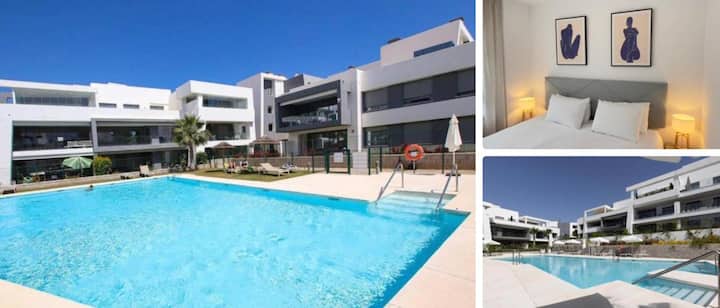 New Spacious 4-beds. Apartment - Estepona