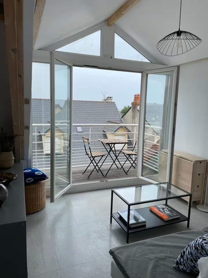 Appartement T2 Balcon 50m Plage - Barneville-Carteret