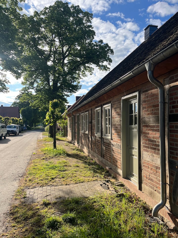 Clay & land: Vacation in a half-timbered house