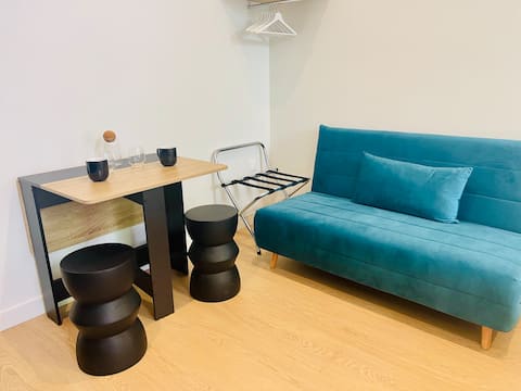 Successful Airbnb property: Quiet studio in inner courtyard, city center in Tours