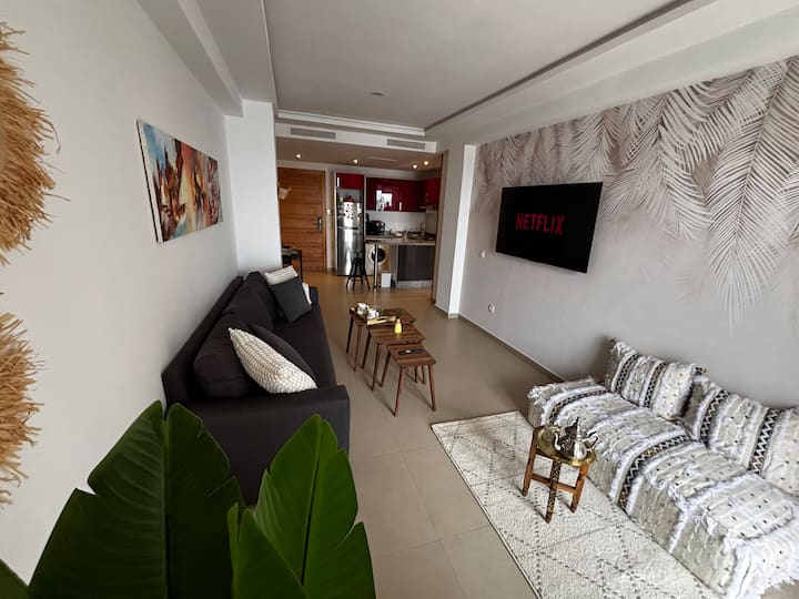 Luxe And Spacious: Hassantower View, Downtown Stay - 拉巴特