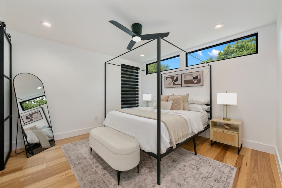 Bedroom 5 with canopy bed