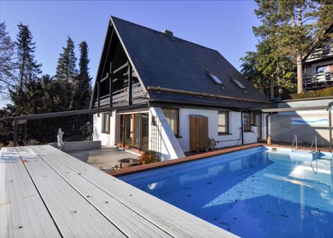 Holiday Home with Pool and View
