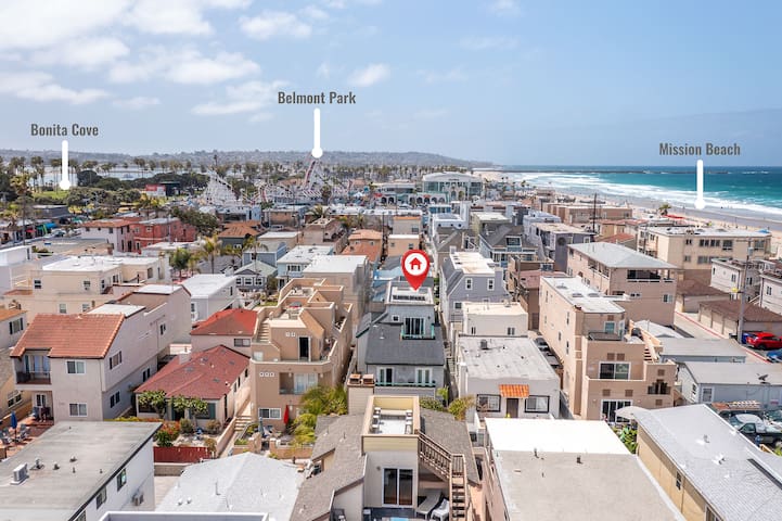 Steps From the Beach & Belmont