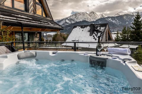 House Black Peaks 3 Jacuzzi Sauna Premium House
