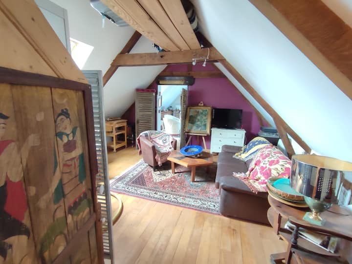 Chambre Cosy Et Salon De Détente - Pluvigner