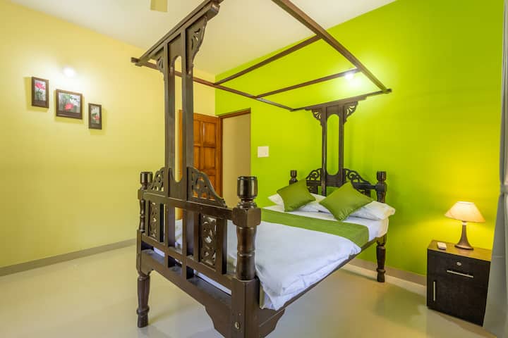 Feel Refreshed in a Light-Filled Villa Bedroom.
