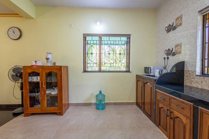 Fully Equipped Kitchen for Your Culinary Adventures.