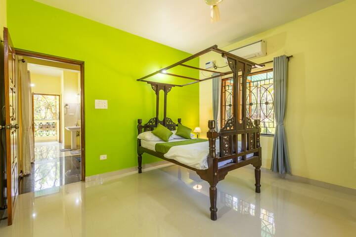 A Bedroom That Glows with Warm, Natural Light.