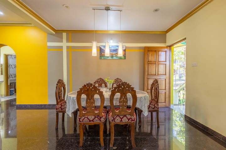 Dine in Style at Our Beautiful Villa Dining Table.