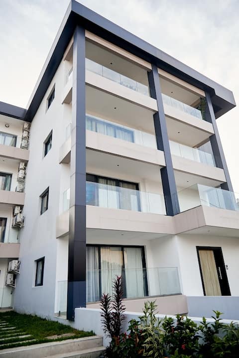 modern flat in serene location.