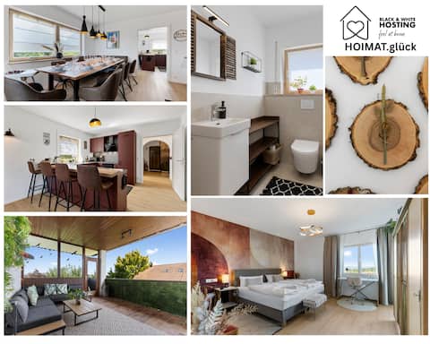 HOIMATglück | Stylish, Spacious for 9 | 2 Balconies