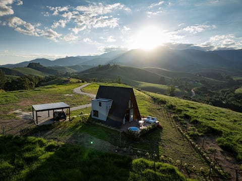 São João Chalet - view and lake