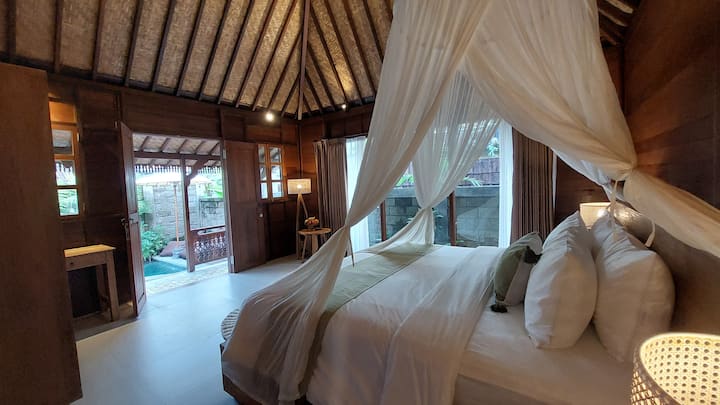 Chic 1br Romantic & Private Pool @ Puri Bhawana - 우부드