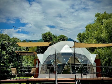 Glamping in a Star Dome | Nature + Comfort