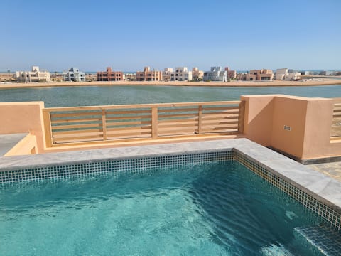 3 Bedroom Rooftop-Pool Apt. Ancient Hills El Gouna