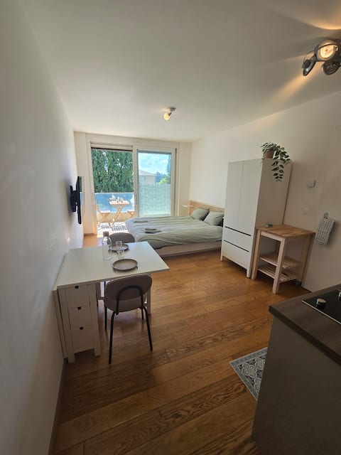 Cozy studio with terrace - secure parking