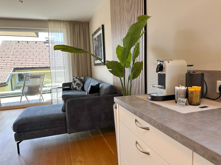 Premium Apartments Seekirchen "Seven", Balcony - Seekirchen am Wallersee