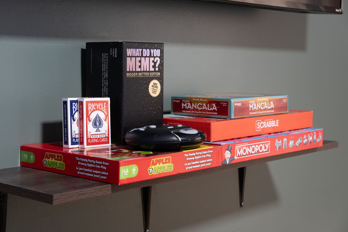 Photo 19 — Board games ready for game night