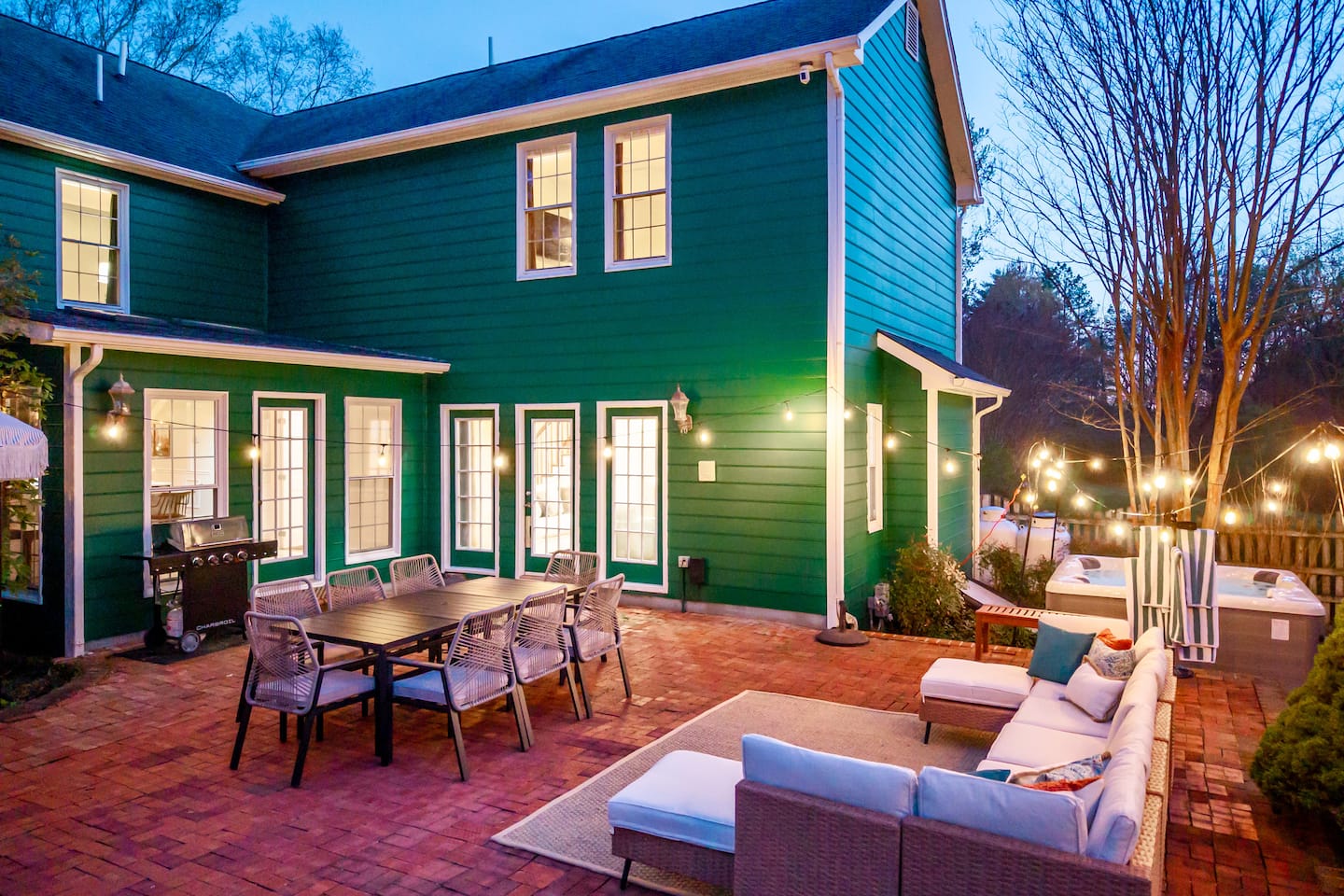Photo 30 — Patio at twilight