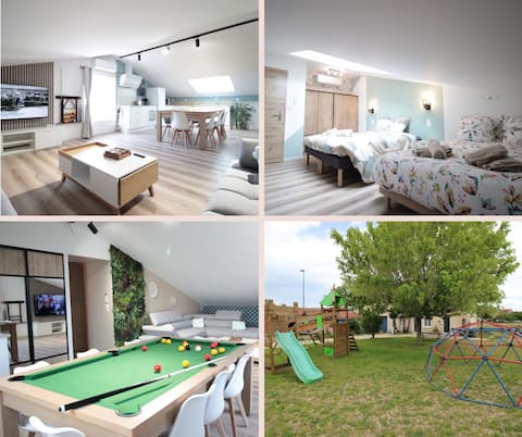 Verdun - Fully air-conditioned - 3 bedrooms - Balneo - Parking