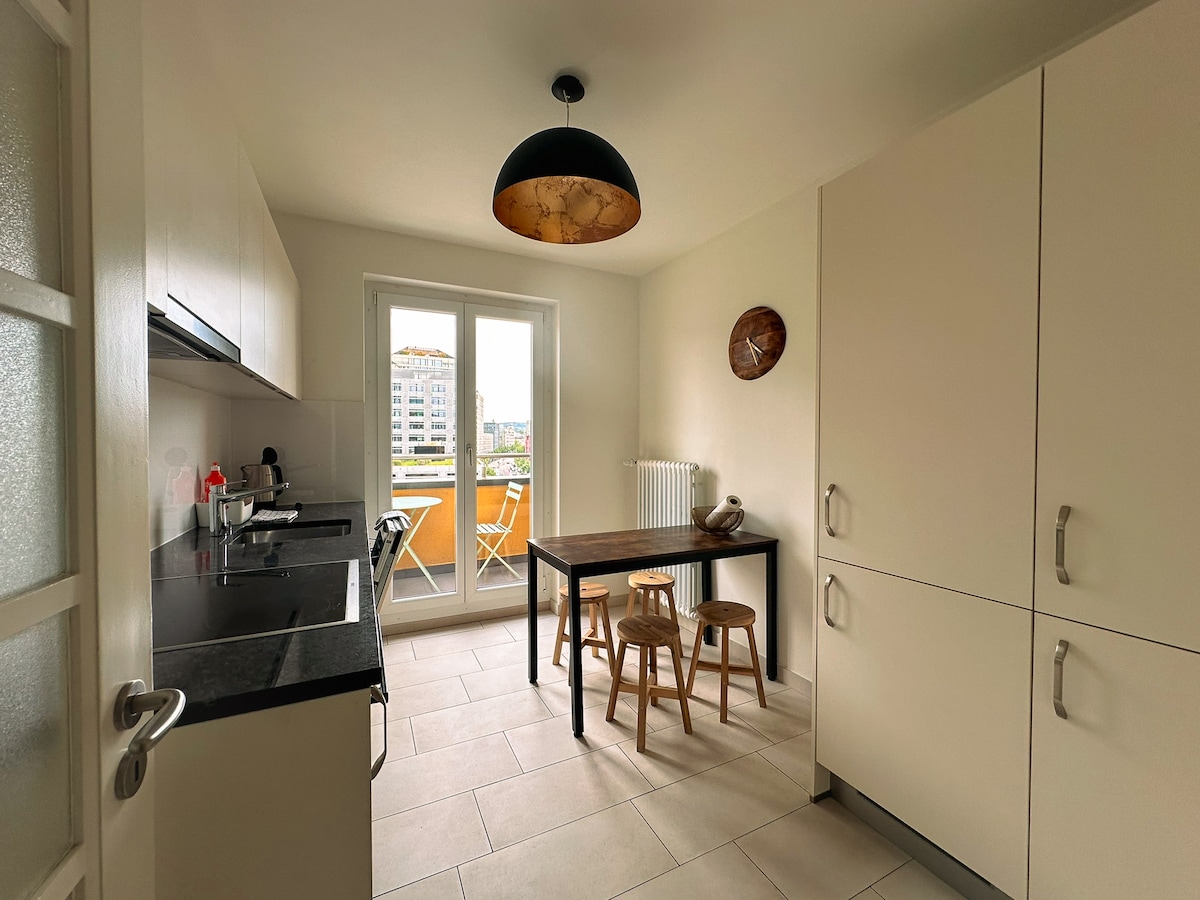 Top Airbnb: Top Floor Flat in Zurich Center – Special Rate in Langstrasse