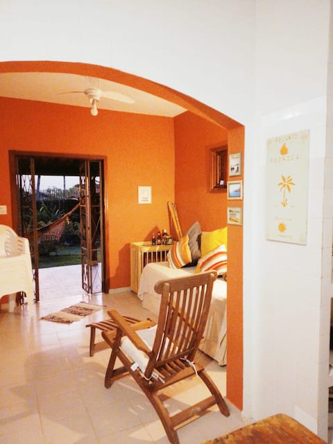 Top performing Airbnb: 8 guests, 3 bedrooms, 300 meters from the beach, market and farm in Ilhabela