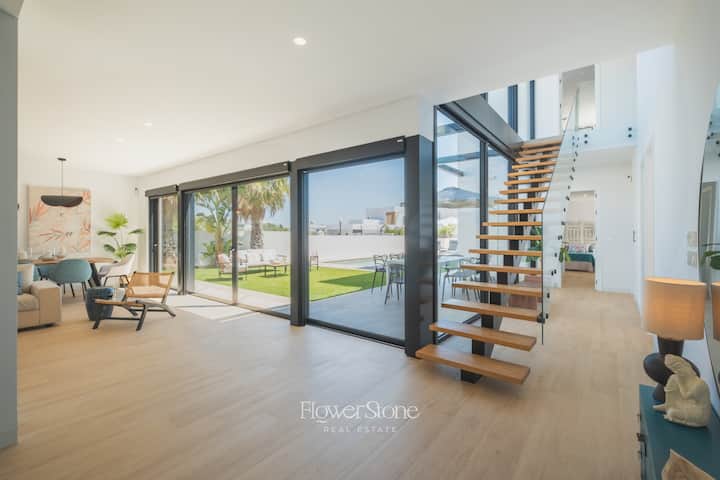 Villa Guadalajara Avec Vue Sur La Mer - Conil de la Frontera