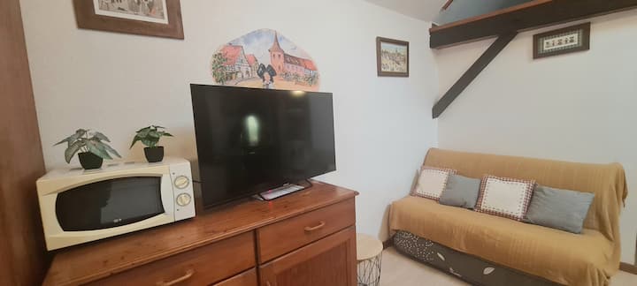 Климатизирана дневна соба, брз Wi-Fi, паметен телевизор