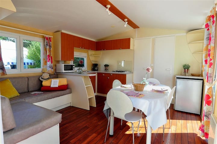 Mobil Home 2 Chambres Terrasse Couverte - Saint-Lunaire