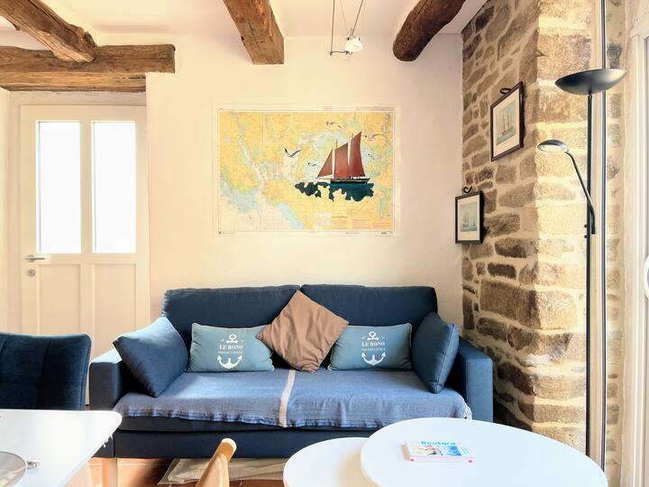 Golfe Du Morbihan - Maison Charmante - Calme - 2ch - Le Bono