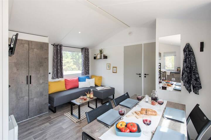 Mobil-home 2 Chambres - Lave Vaisselle + Volets - Saint-Lunaire