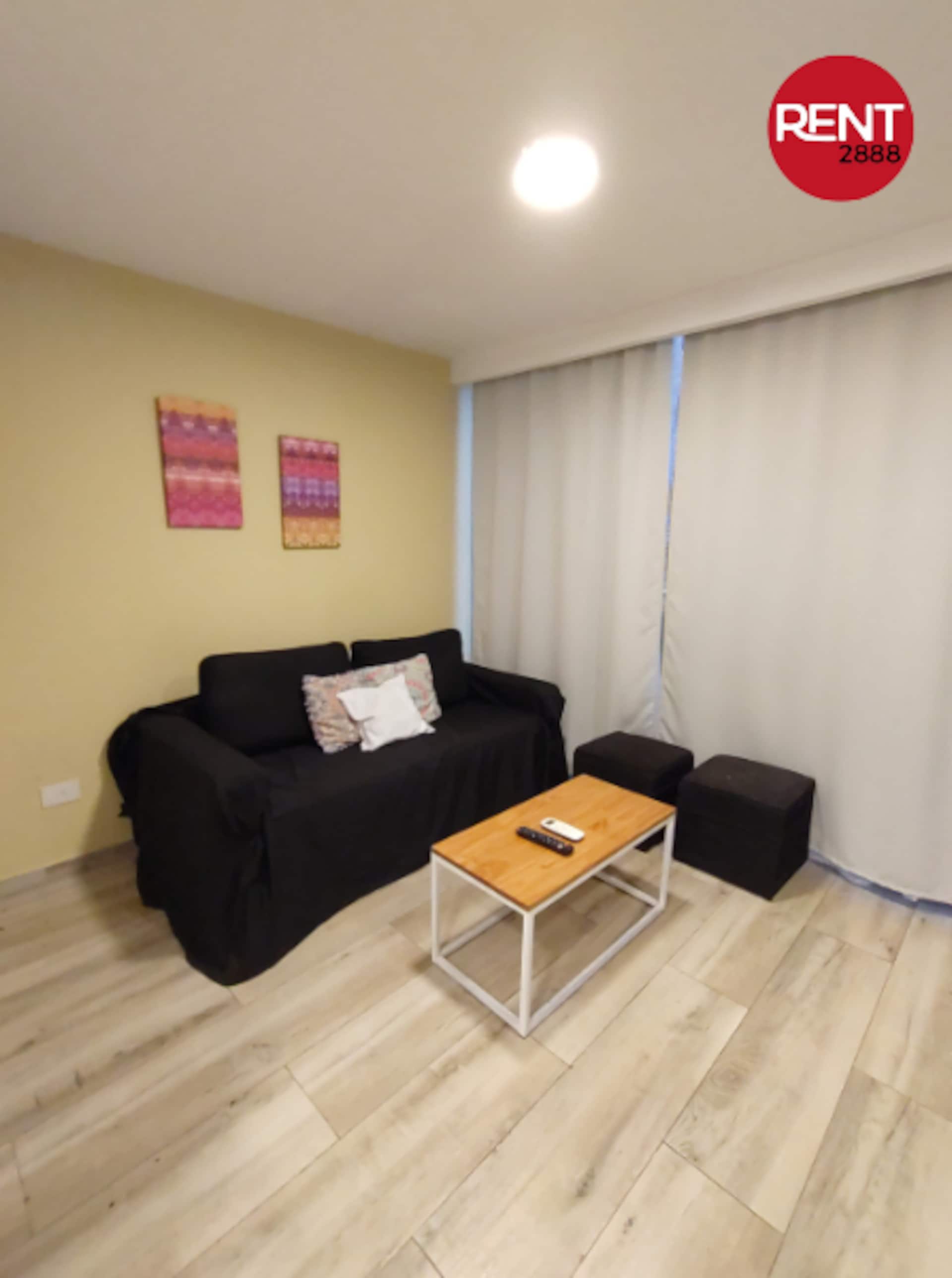 Environment and Middle apartment in River area with balcony!