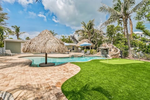 Tortuga Bay~Canal & Waterslide Putt Putt! TIKI HUT